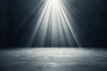 Dark background with spotlight, dramatic lighting effect, bright focal point, modern design, high contrast