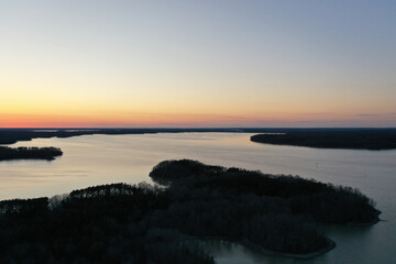 Fototapeta premium Lake Sunset