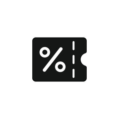 Coupon icon vector. EPS 10 editable vector