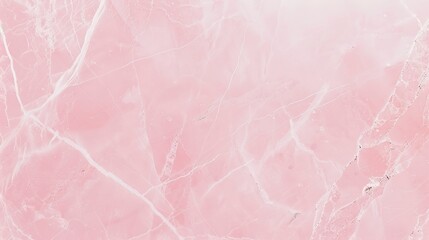 Fototapeta premium Pink marble surface, subtle veins, high-angle view, elegant and smooth texture