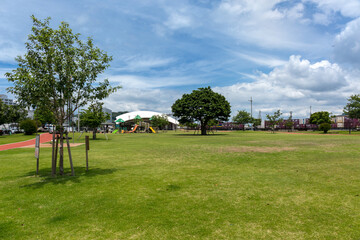 上町の杜公園・かんまちあ（鹿児島県鹿児島市浜町）