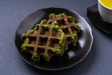 抹茶ワッフル