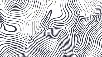 Abstract striped shapes on a white background Geometric line pattern for web design cards posters fabrics and textiles Monochromatic graphic motif