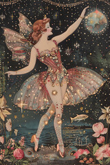 woman in a dress AI generated 