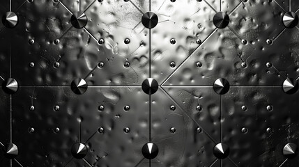 Stainless steel texture metallic, diamond pattern metal sheet texture modern background