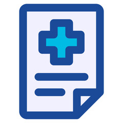 Obraz premium medical report icon