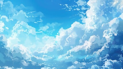 Obraz premium Background of sky and clouds