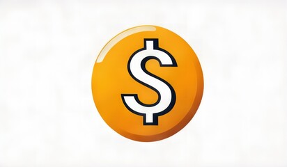 Obraz premium illustration of a symbol of a dollar coin