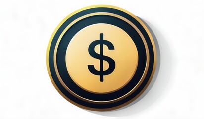 Obraz premium dollar icon