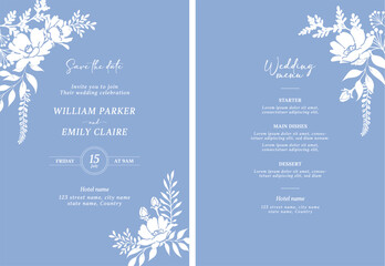 Minimal Wedding Invitation Set