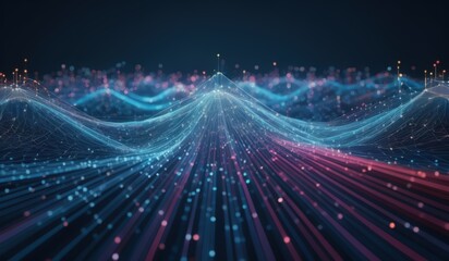 power ai internet network technology, digital marketing, business intelligence concept. visualization of realms. social network concept. network connection visual. visualization of energy of realms