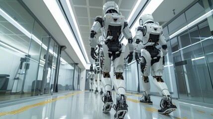 A high-tech wearable robotics research center developing exoskeletons 