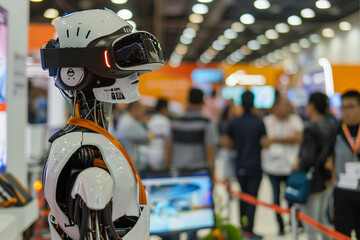 A BRICS technology expo featuring AI and machine learning innovations. BRICS Technology