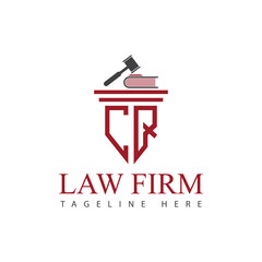 Obraz premium Set of modern law firm justice logo design vector graphic template