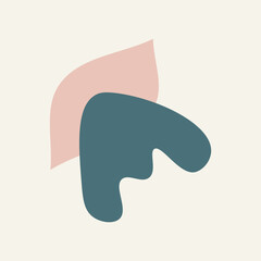 Minimal doodle frame vector element