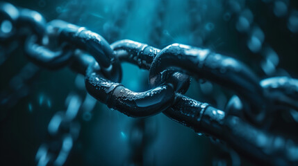 A colorful, abstract image of a B with a lot of dots surrounding it. The image has a futuristic, technological vibe