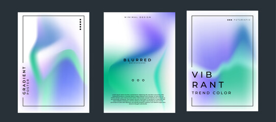 Vivid blurred colorful wallpaper background, Abstract gradient blur background with grainy texture