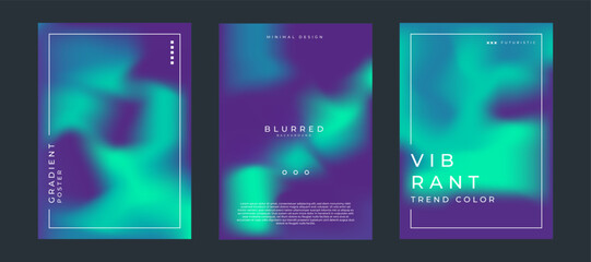 Colored background with bokeh effect