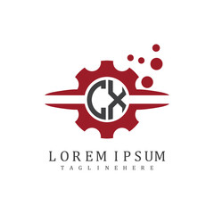 initial monogram for automotive logo design vector
