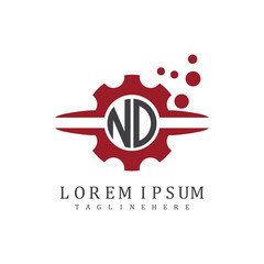 initial monogram for automotive logo design vector
