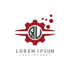 initial monogram for automotive logo design vector
