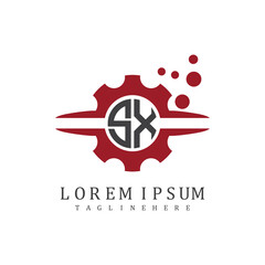 initial monogram logo with creative design.	