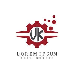 initial monogram logo with creative design.	