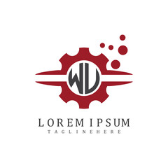 initial monogram logo with creative design.	