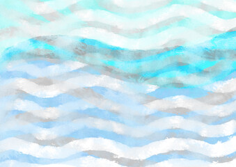 水彩の波イメージ背景3