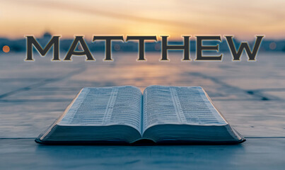 Scripture book of the bible Matthew