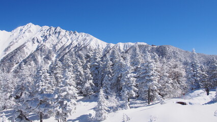 Obraz premium ski resort in the mountains