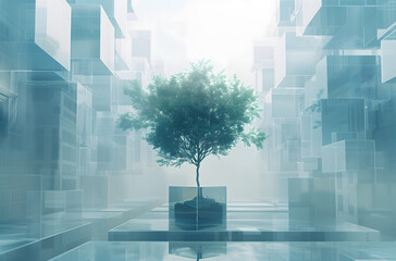 Green ecological technology tree