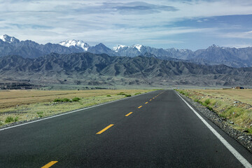 Karamay Highway in Xinjiang