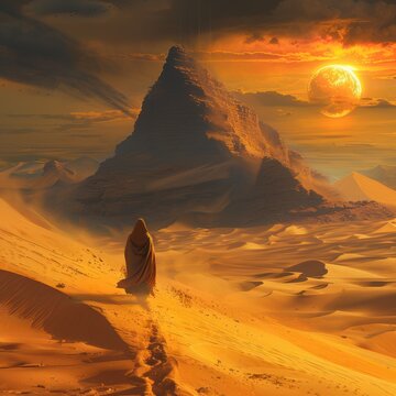 The golden desert has oot. 