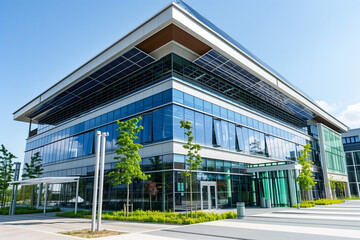 Obraz premium Modern glass office building