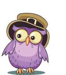 vector owl cute Illustration