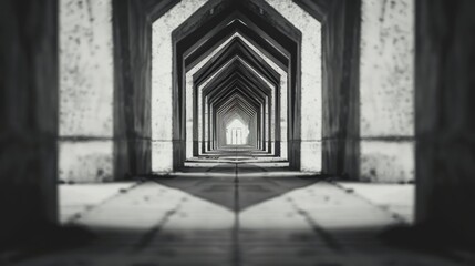 Serene Symmetry in Scandinavian Monochrome - Macro Textures with Tilt-Shift Soft Focus