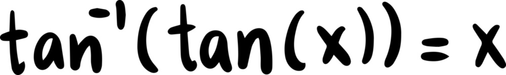 Inverse trigonometric functions properties handwritten