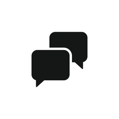 Naklejka premium Chat icon vector. EPS 10 editable vector