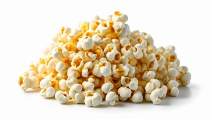  Bubbling hot popcorn ready to pop