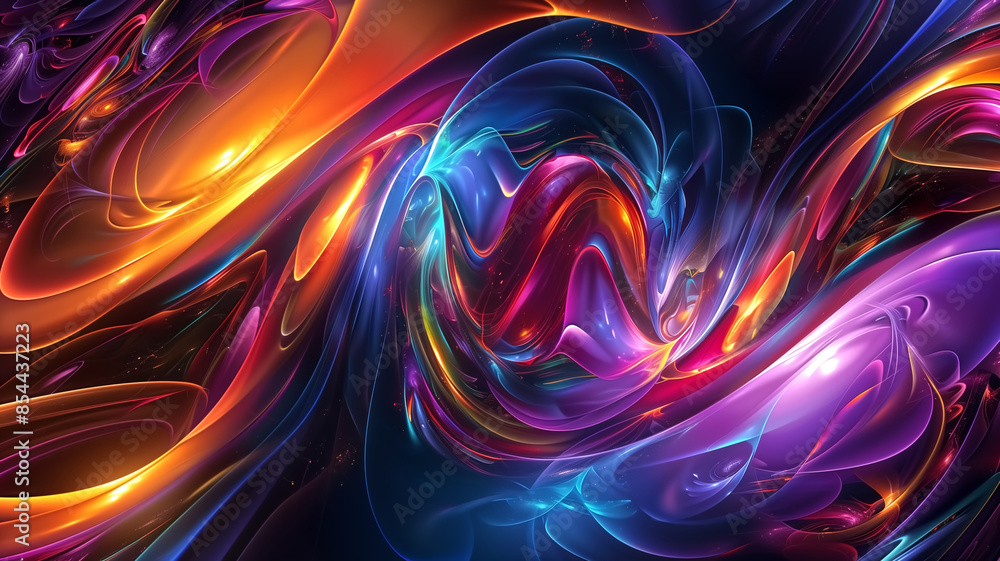 Aufkleber pattern abstract background fantasy background with bright color