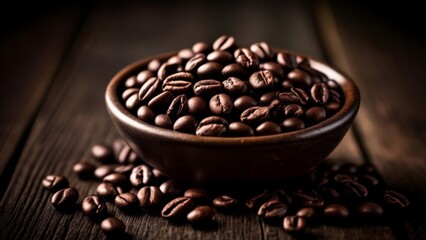 Fototapeta premium Aromatic coffee beans ready to brew