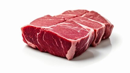 Obraz premium Deliciously marbled steak ready for the grill