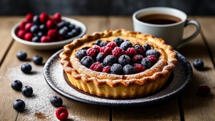  Delicious Blueberry and Raspberry Tart