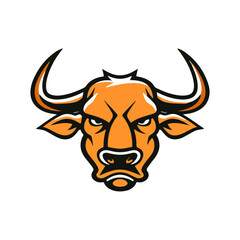 Fototapeta premium bull with horns