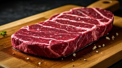 Fototapeta premium Deliciously cooked steak ready to be savored