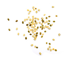 Green bean or mung bean background. Agriculture product, food.
