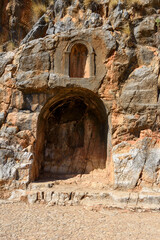 Caesarea Philippi, ancient roman city, Pagan, hells gate
