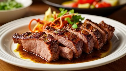  Deliciously grilled meat ready to savor