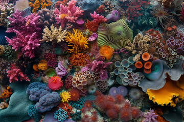 Obraz premium The extraordinary beauty of the underwater ecosystem